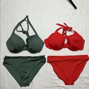 BOGO H&M bikinis (38D/size8)